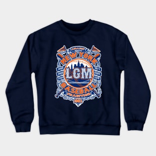 AMAZIN' LET'S GO METS!!! - LGM Crewneck Sweatshirt